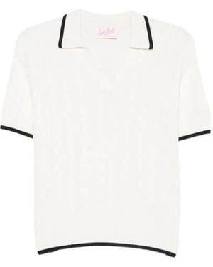 MC2 Saint Barth Amaris Braid Cable-Knit T-Shirt - White