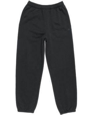 Acne Studios Logo-Embroidered Joggers - Blue