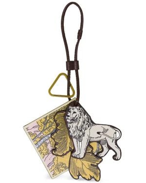 Inoui Edition Histoire Diamond-Shape Graphic Keychain - Metallic