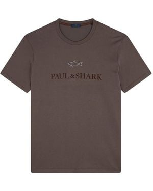 Paul & Shark Cotton T-shirt - Braun