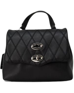 Zanellato Postina Trame Tote Bag - Black