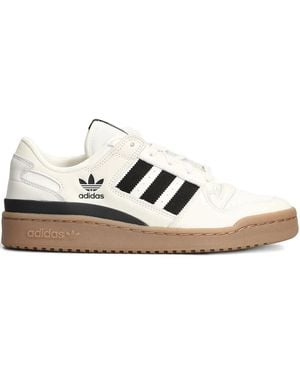 adidas Forum Low Striped Sneakers - White