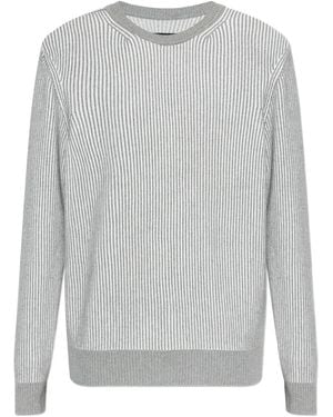 Rag & Bone Pull Rayé En Maille - Gris