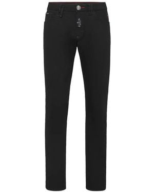 Philipp Plein Slim Fit Jeans Basic - Black