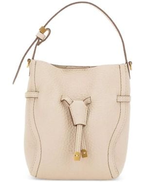 Gianni Chiarini Sienna Hammered-Leather Tote Bag - White