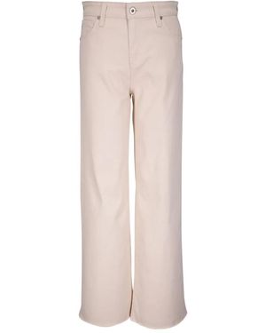 AG Jeans Flared-Hem Jeans - Pink