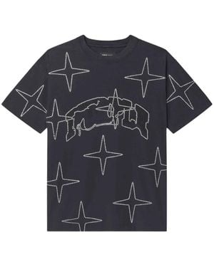 Purple Brand T-Shirt Crystal Star - Bleu