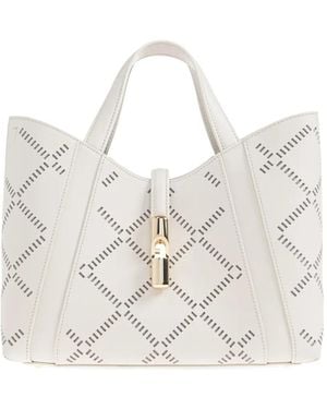 Furla Marshmallow Leather Bag - White