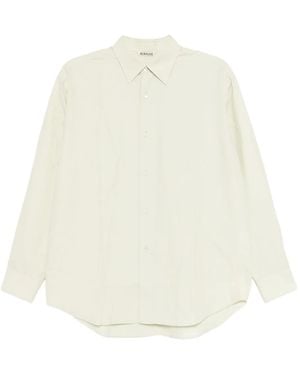 AURALEE Chemise En Sergé - Blanc