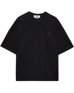 MSGM Logo T-Shirt - Black