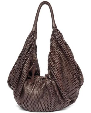 SOMMET Large Aura Rete Laser-Cut Tote Bag - Brown
