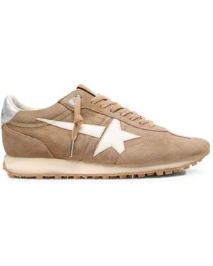 Golden Goose Marathon Trainers - Natural