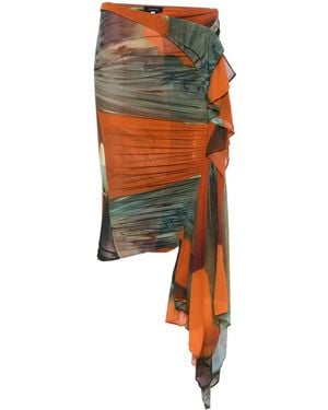 Mugler Archive スカート - レッド