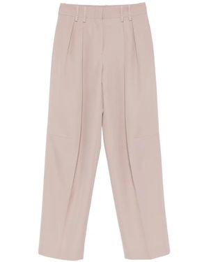 Jil Sander Pleated Trousers - White