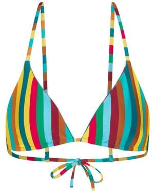 Simon Miller Top De Bikini Bwai A Rayas - Azul