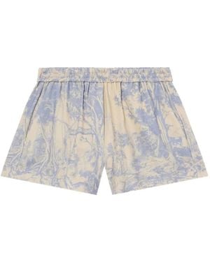 Off-White c/o Virgil Abloh City Nature Pajama Shorts - White