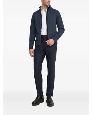 Colmar Zip textured ski sweatshirt - Azul