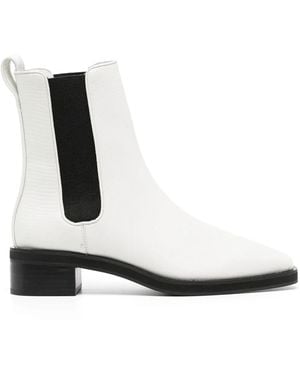 Senso Botines Milan De Dos Tonos - Blanco