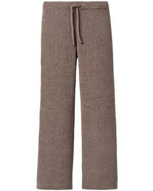 UGG Couria Ribbed-Knit Pants - Brown