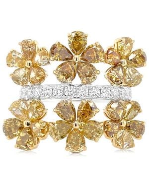 HYT Jewelry 18Kt Diamond Cocktail Ring - Metallic