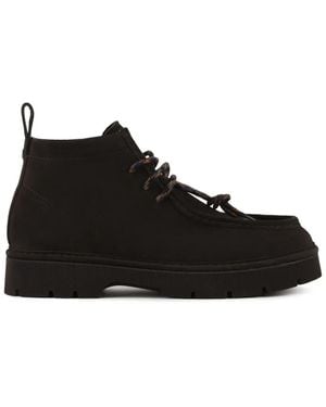 Pànchic P99 Suede Boots - Black