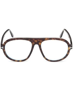 Tom Ford Bril Met Piloten Montuur - Bruin