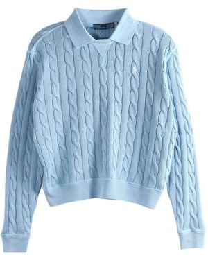 Polo Ralph Lauren Cable-Knit Jumper - Blue