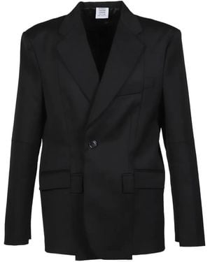 Vetements Blazer Monopetto - Nero