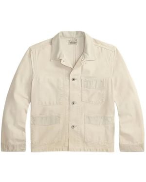 RRL Corduroy-Trim Selvedge Jacket - Natural