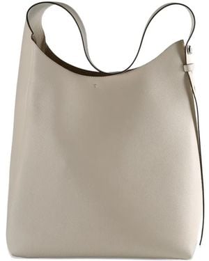Tory Burch Romy Leather Shoulder Bag - グレー