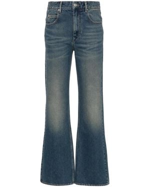 Isabel Marant Isabel Marant Belvira High-Rise Bootcut Jeans - Blue