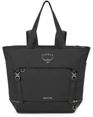 Osprey Large Daylite Logo-Print Tote Bag - Black