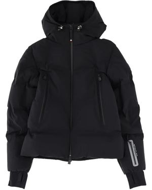 Moncler Hooded Zip-Up Jacket - Black