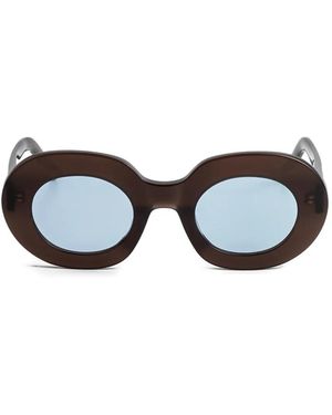 Kaleos Eyehunters Darling Round-Frame Sunglasses - Black