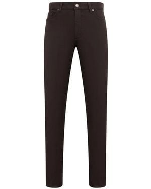ZEGNA Slim-Fit Roccia Jeans - Black