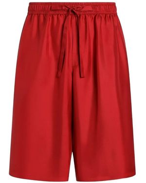 Dolce & Gabbana Bermuda Vanity En Soie - Red