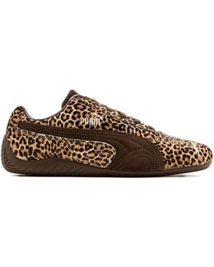 PUMA Speedcat Wild Leopard Sneakers - Brown