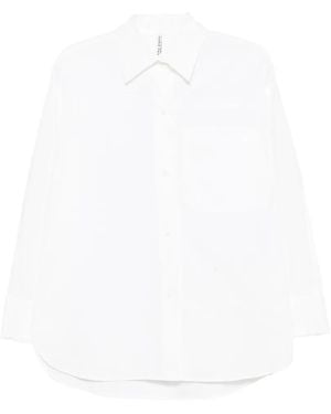 Liviana Conti Chemise Boutonnée À Poche Poitrine - White