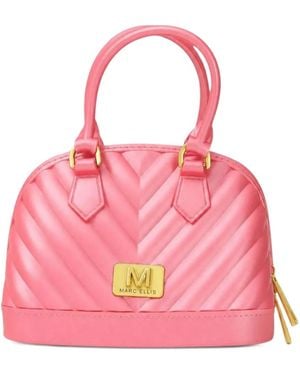 Marc Ellis S Maya Quilted-Effect Tote Bag - Pink