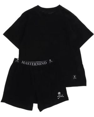 MASTERMIND WORLD T-Shirt Et Boxer À Logo Brodé - Noir