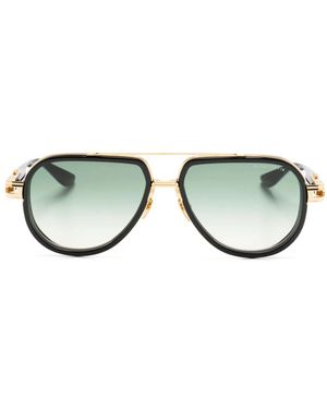 Dita Eyewear Vastik Pilot-Frame Sunglasses - Green