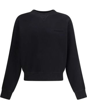 DSquared² Ribbed-Hem Crew-Neck Sweatshirt - Black