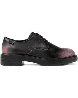 Camper Dean Leather Lace-Up Derby Shoes - Black