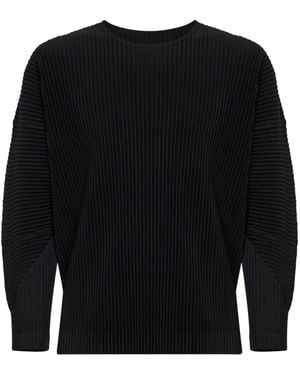 Homme Plissé Issey Miyake Pleated T-Shirt - Blue