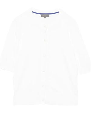 N.Peal Cashmere T-Shirt À Manches Courtes - Blanc