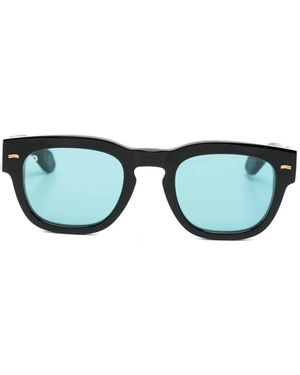 Kyme Nando Round-Frame Sunglasses - Green