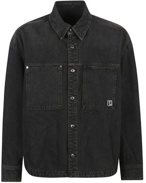 WOOYOUNGMI Pocket Long-Sleeve Shirt - Black