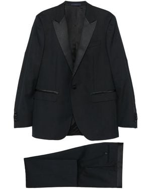 Lanvin Satin-Trimmed Suit - Black