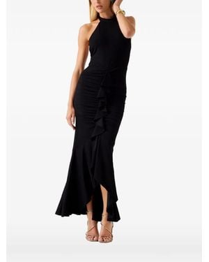 Guess Ruffle Maxi Dress - Black