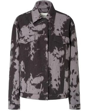 Fendi Jacke mit Klappentasche - Schwarz